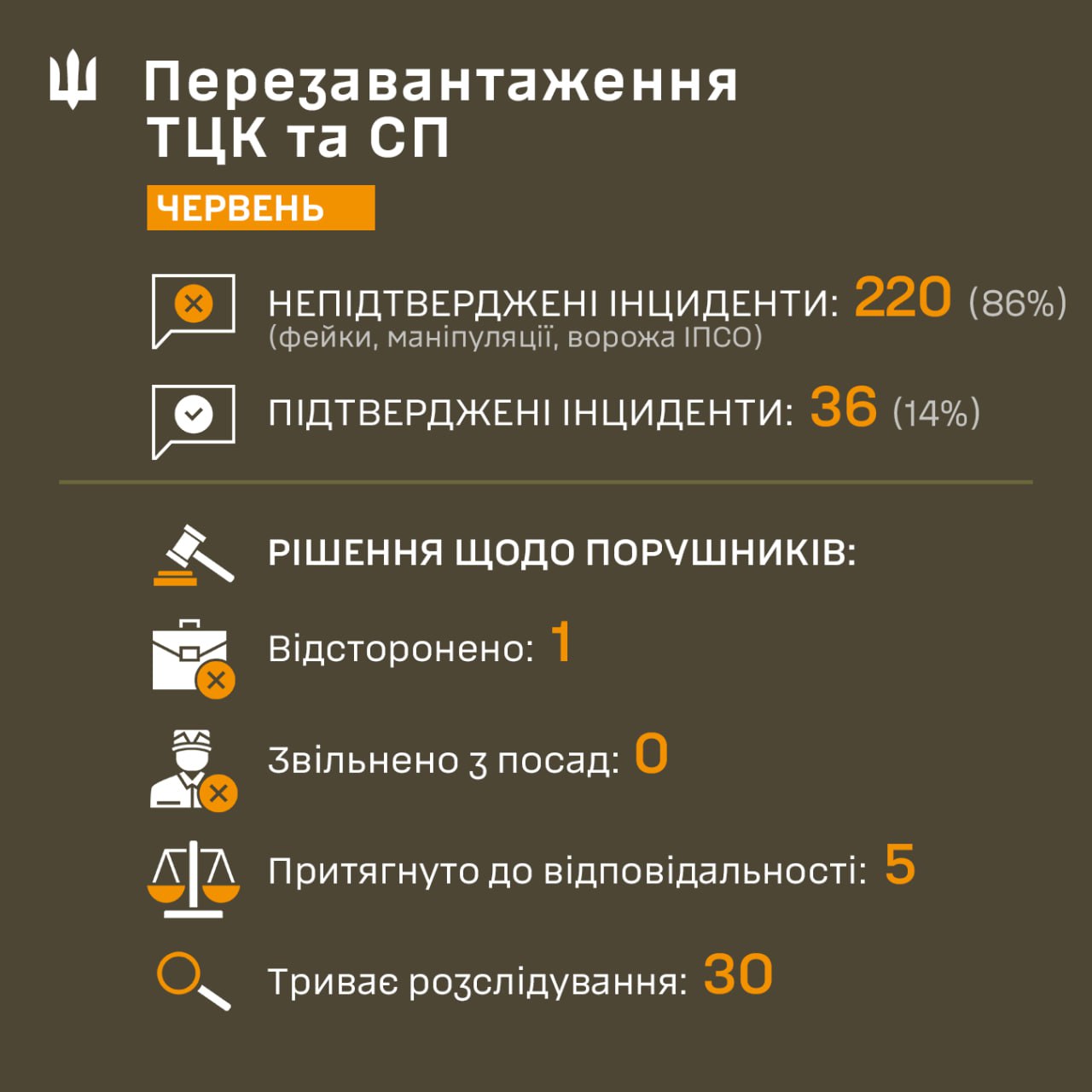 Перевірки ТЦК: більшість інцидентів за червень назвали фейками