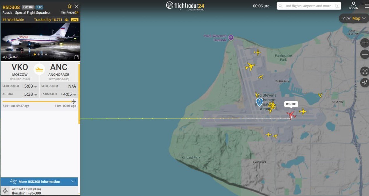 Путін зробив зупинку на шляху до Аляски: Пєсков розповів подробиці