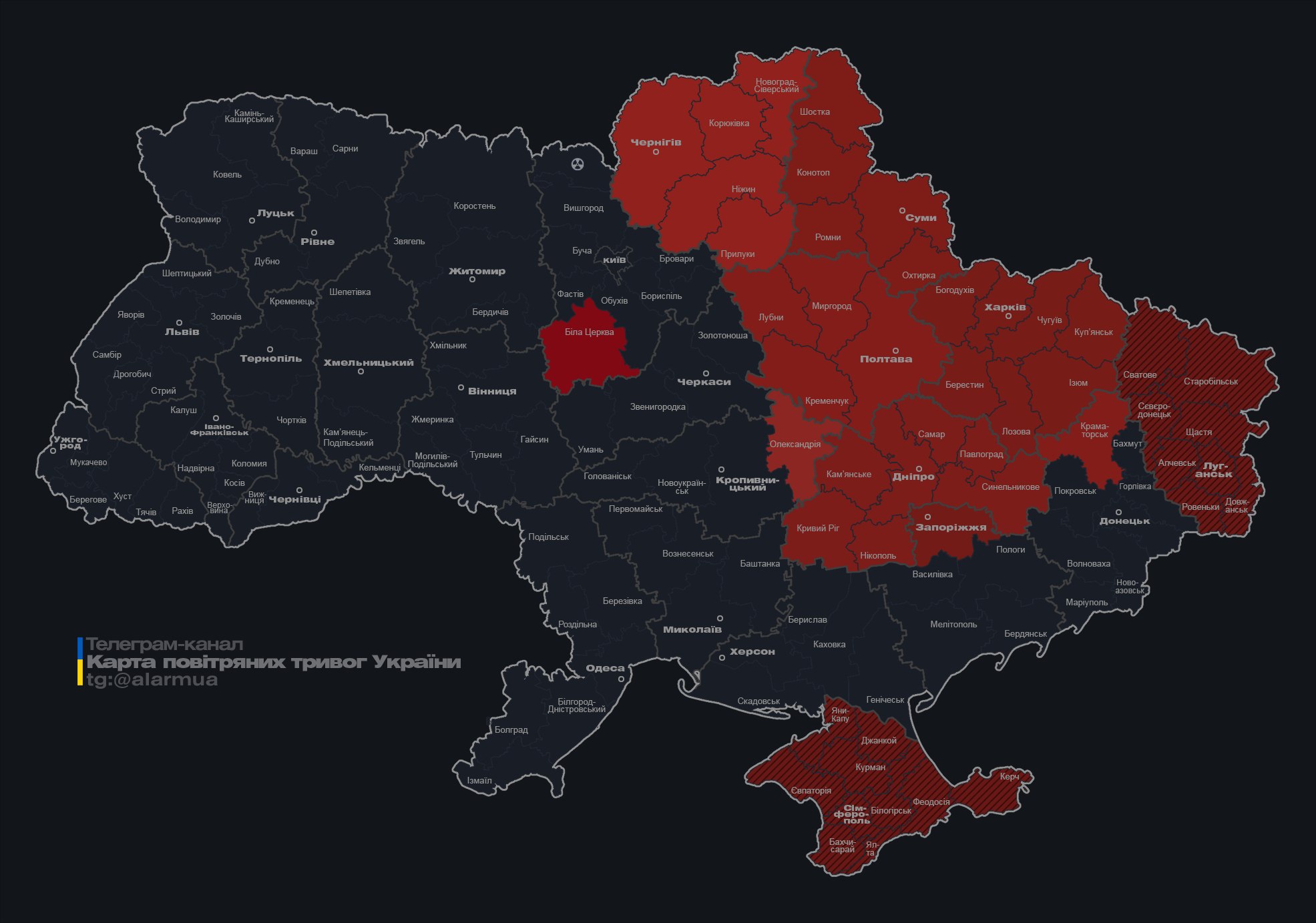 В Каменском прозвучала серия взрывов на фоне атаки дронов