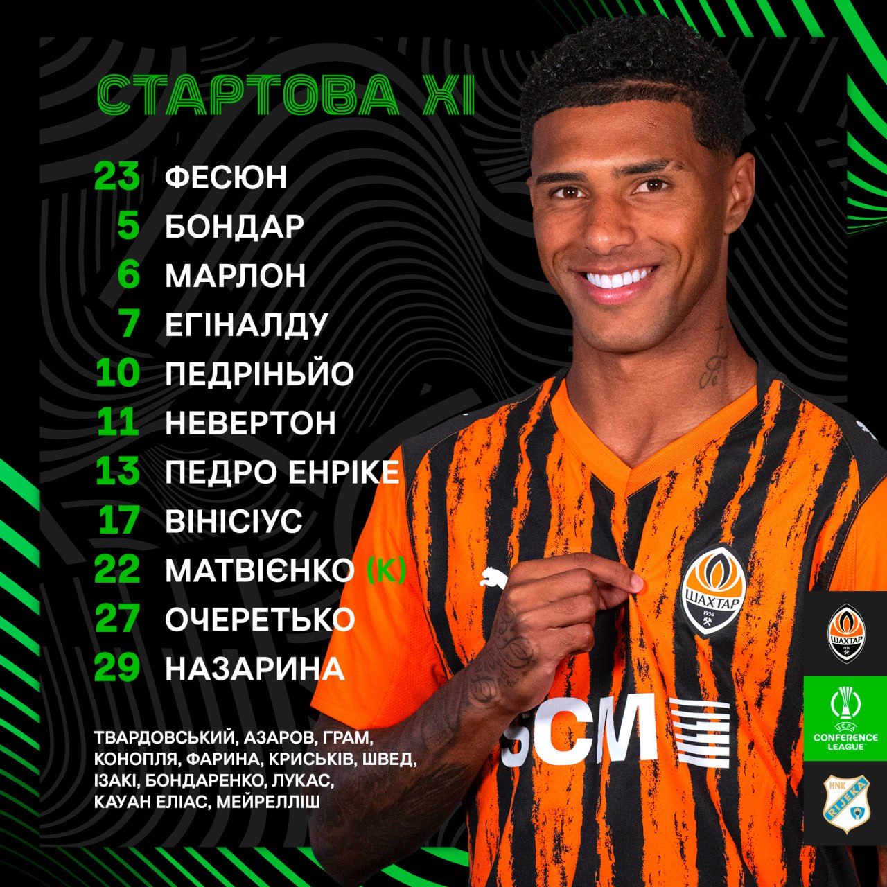 Основа Турана и молодежь Костюка: "Шахтер" и "Динамо" объявили составы на матчи Лиги конференций