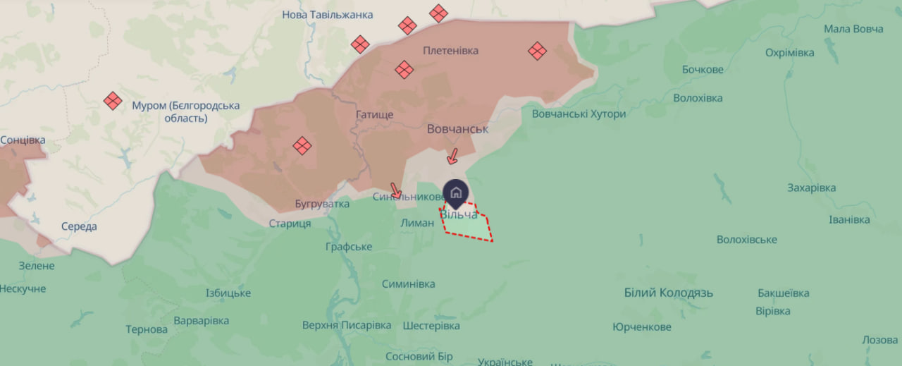 Росіяни намагалися зайти у селище Вільча на півночі Харківщини, - Трегубов