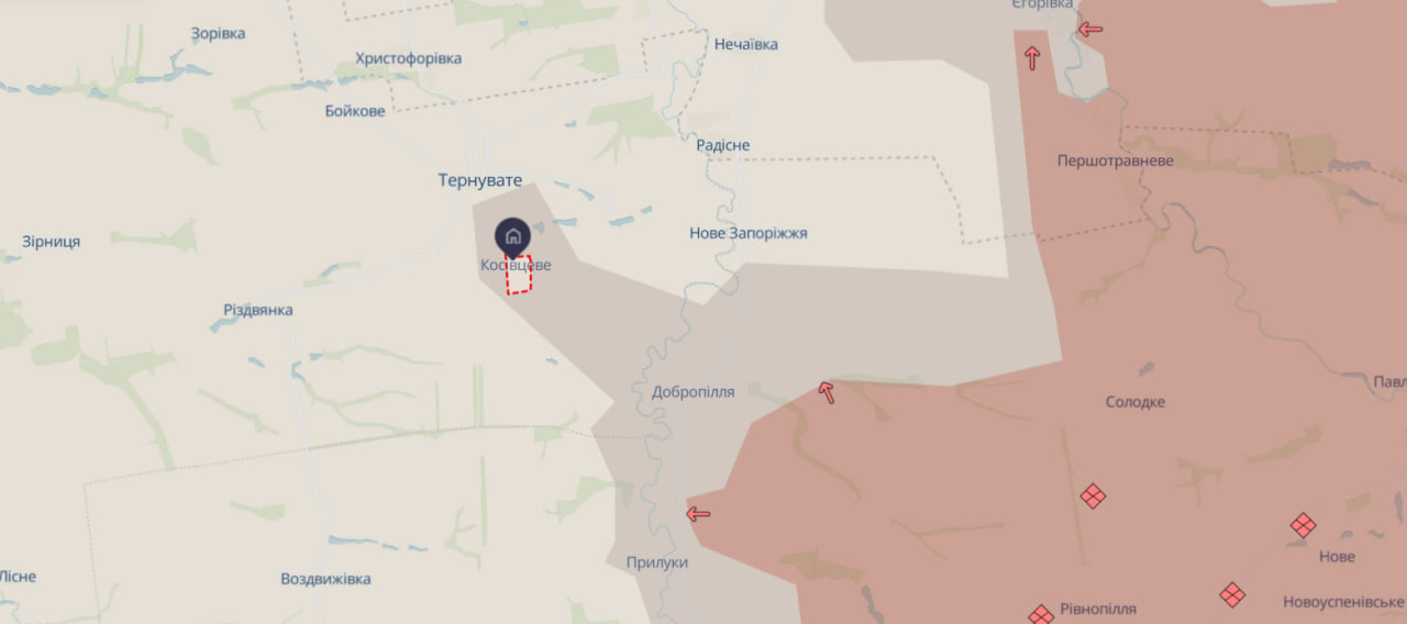 ЗСУ зачистили від окупантів село Косівцеве на Запоріжжі (відео)