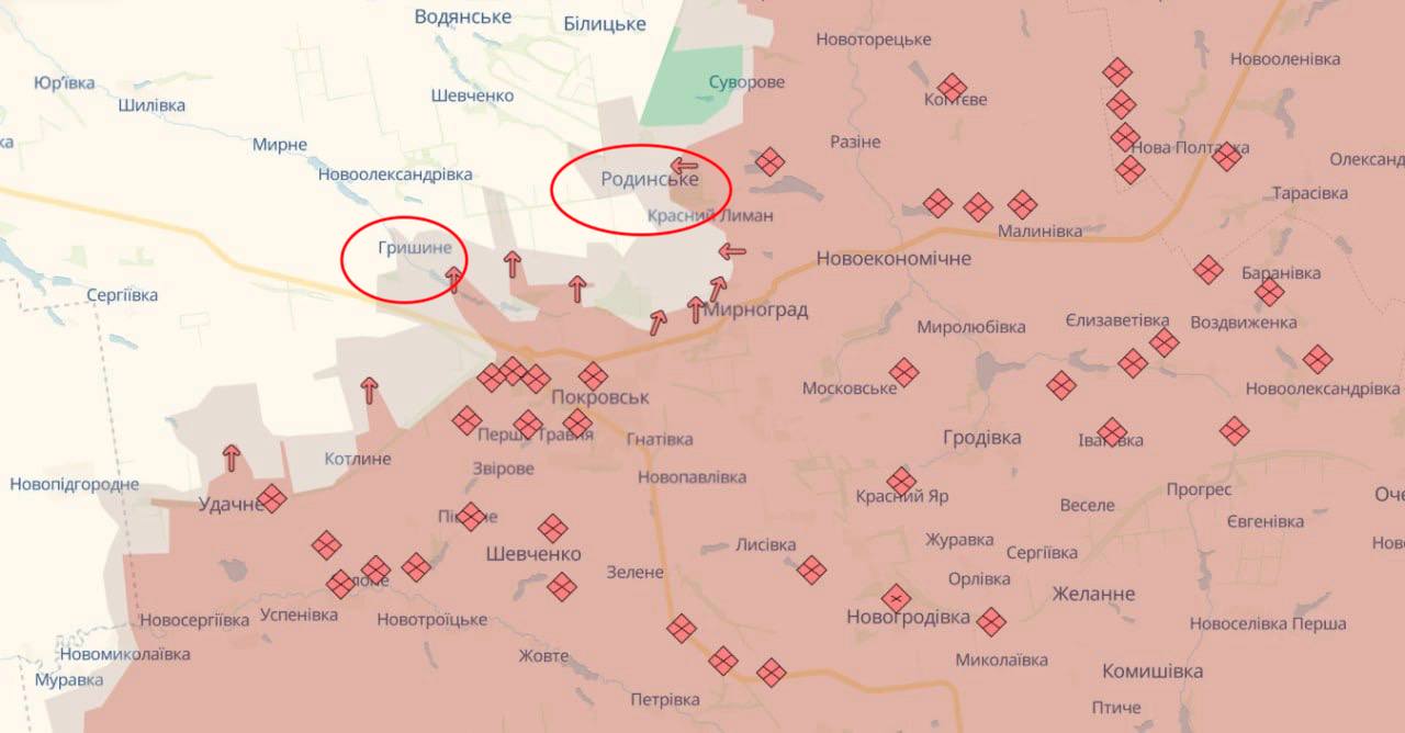 Росіяни посилили тиск у районах Родинського та Гришиного на Донеччині, - УВ "Схід"