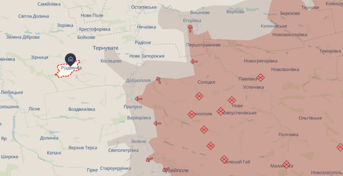 У РФ заявили про "захоплення" села Різдвянка на Запоріжжі: що кажуть у Силах оборони