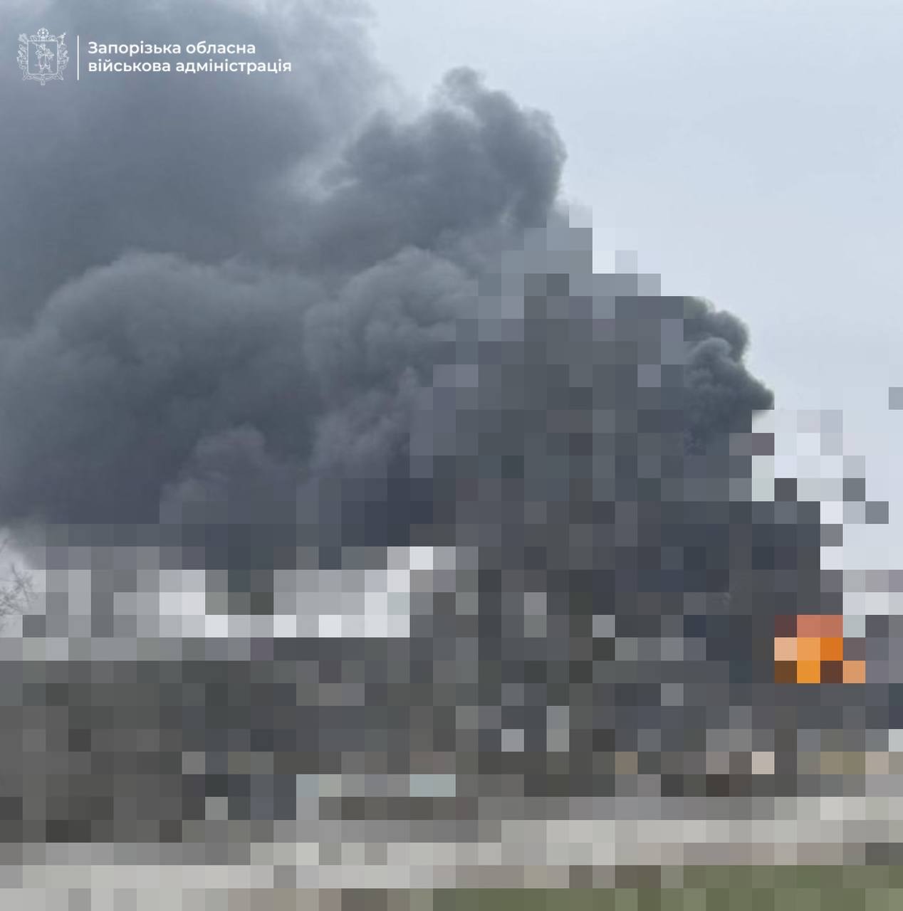 В Запорожье тысячи домов остались без света из-за удара РФ