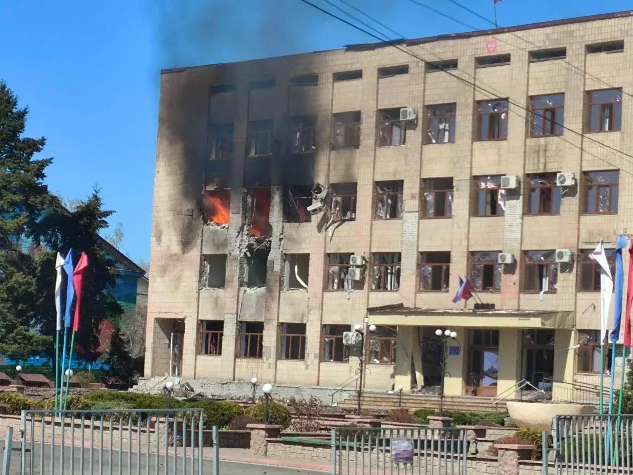 В Старобельске дроны-камикадзе ударили по зданию оккупационной власти