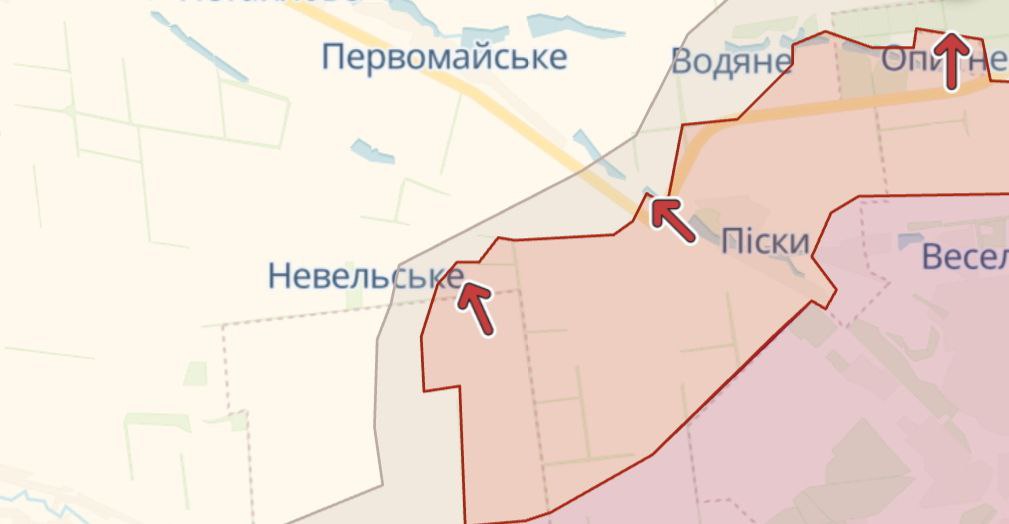 На схід і південь від Бахмута йдуть активні бої: оновлена мапа протистоянь