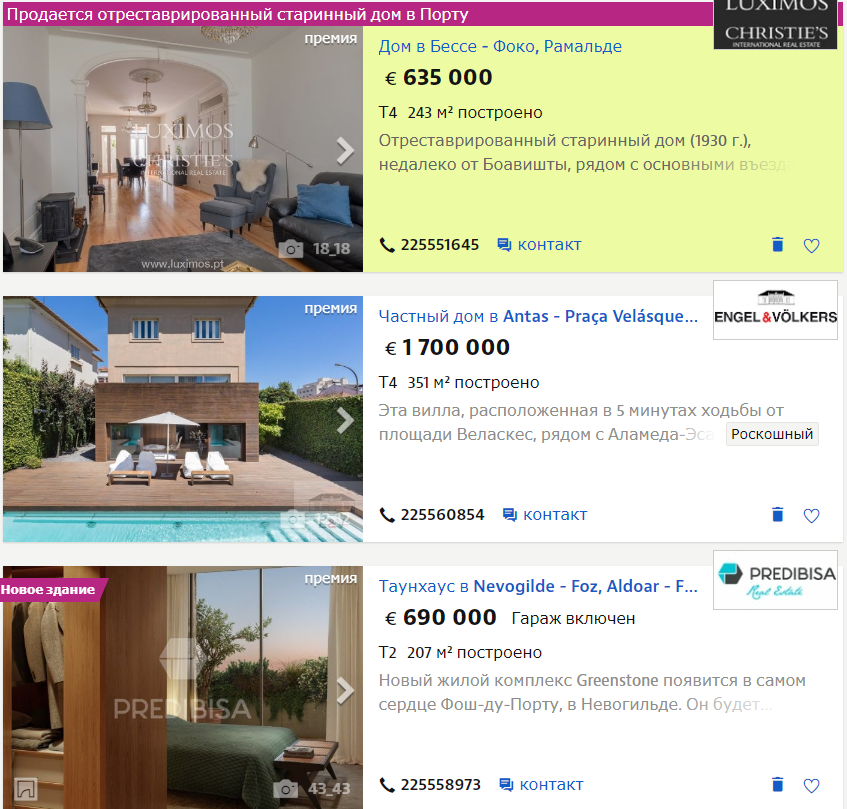 Із краєвидом на море. Скільки коштують будинки і квартири в Португалії