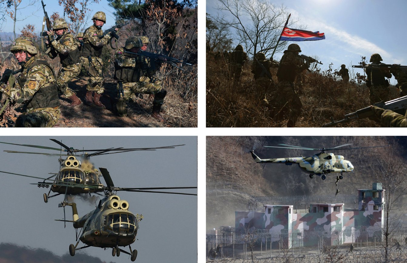 Ким Чен Ын на военных учениях призвал армию интенсивнее готовиться к войне