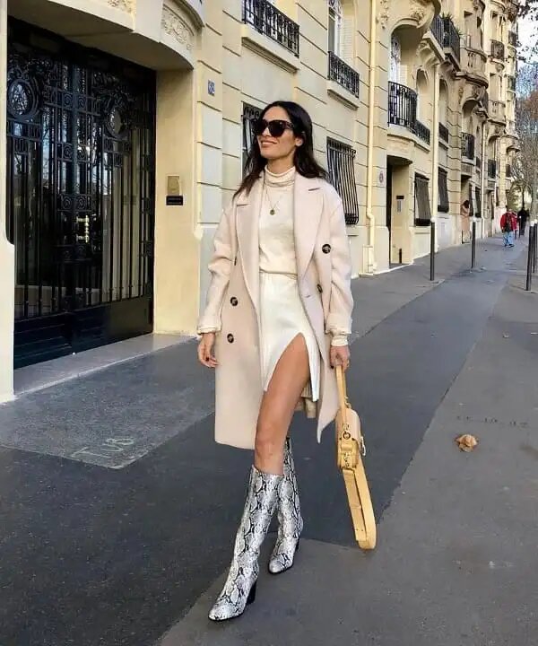 З чим носити пальто навесні 2023: яскраві фотоприклади