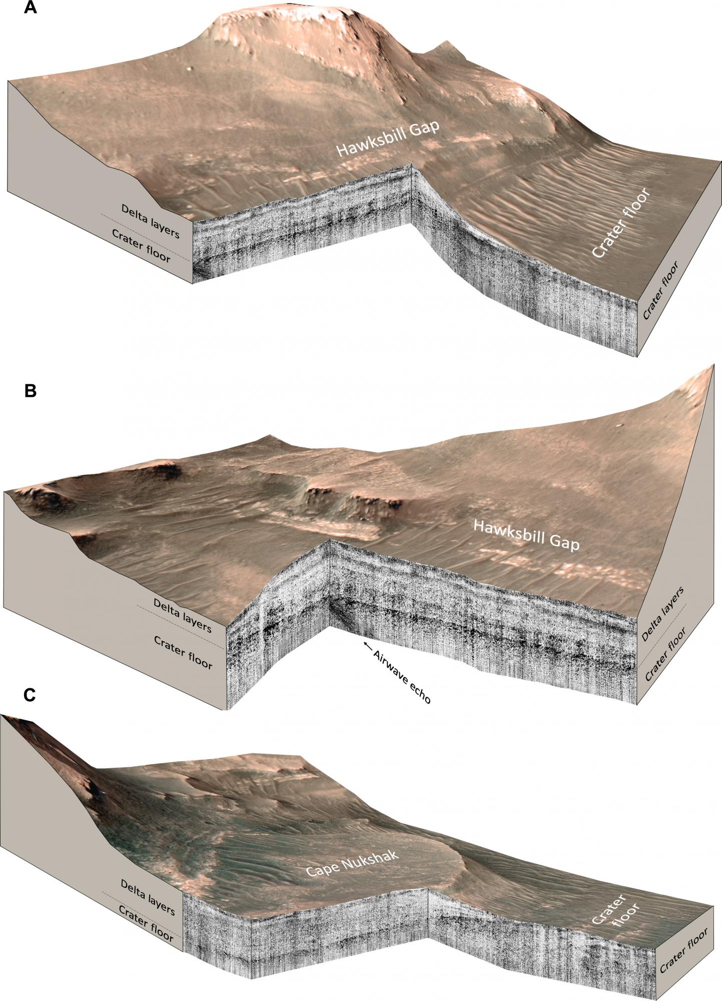 На Марсі виявили залишки озера, де колись могло бути життя (фото)