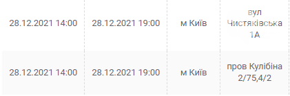 У Києві та області очікуються відключення електрики: графік та адреси