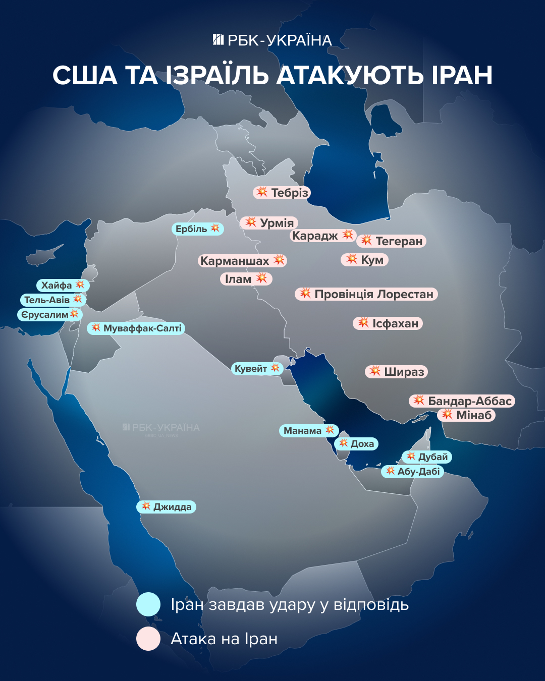 Війна на знищення режиму? Чому США та Ізраїль почали масовану атаку на Іран