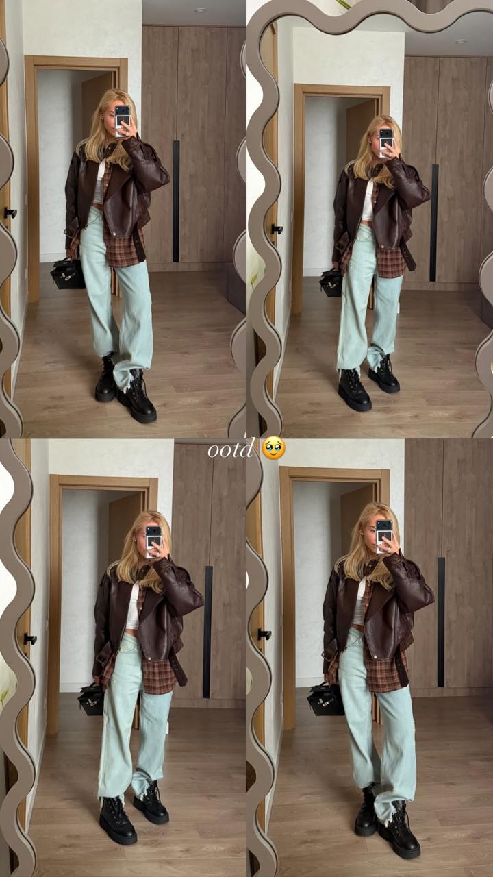 Нікітюк, Єфросиніна та Квіткова показали стильні образи на листопад: тренч, шкіра і пальто