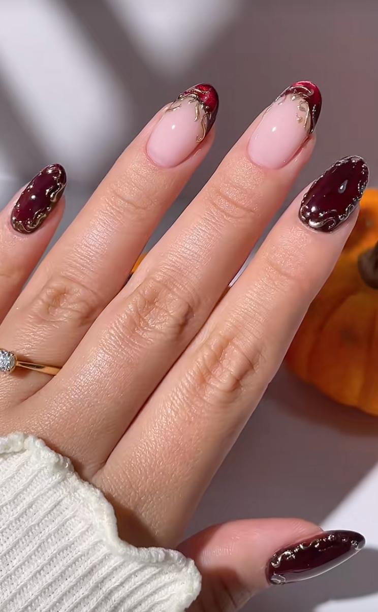 Трендовий манікюр "котяче око", який хочеться повторити: 5 стильних ідей для яскравої осені