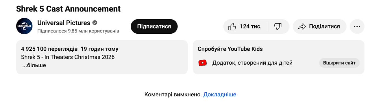 "Шрек" повертається! Як змінилися головні герої та чому мережа лютує: просто дивіться тизер