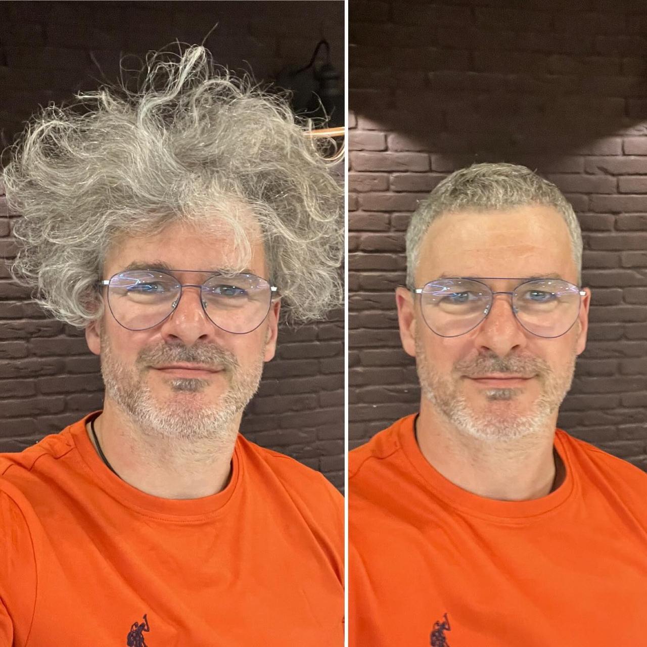 47-річний Арсен Мірзоян ошелешив кардинальною зміною зачіски: фото до та після