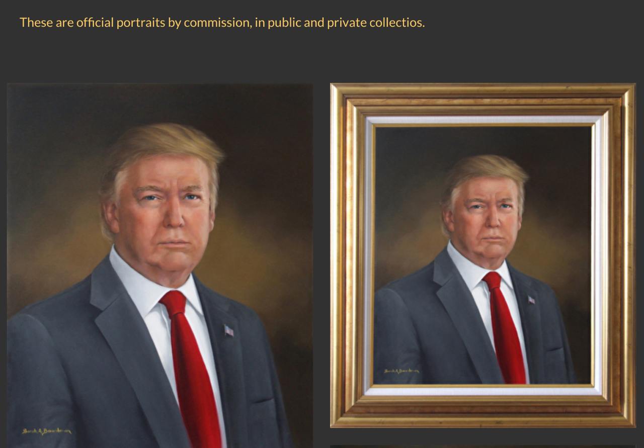 Авторка скандального портрета Трампа поскаржилася на проблеми після його критики: що сталося