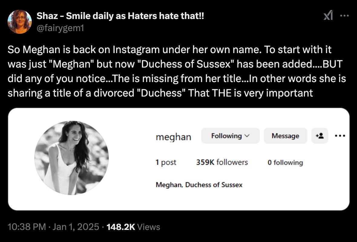 Меган Маркл спровоцировала слухи о разводе