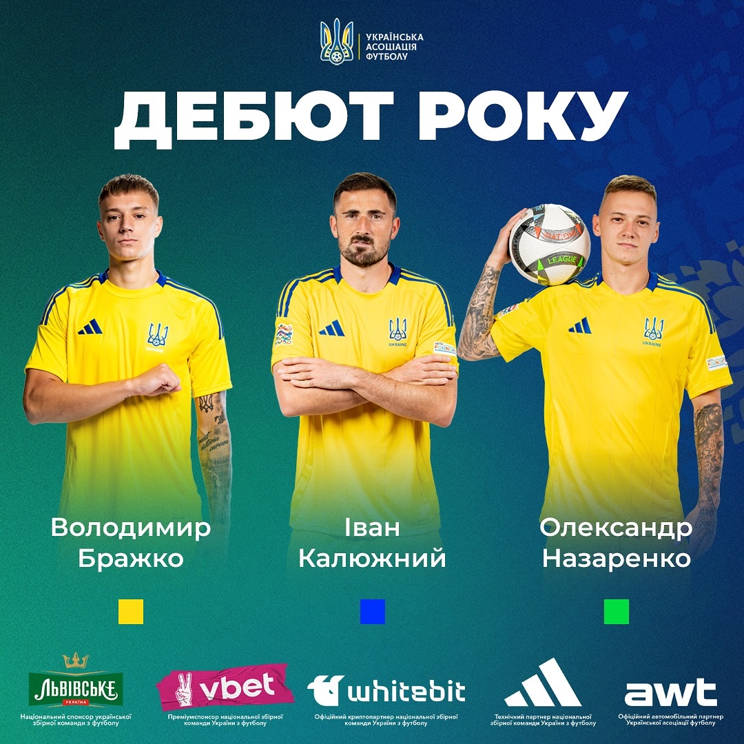 УАФ визначає найкращих у збірній: як проголосувати