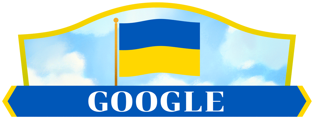 Google красиво привітав українців з Днем Незалежності: як виглядає святковий дудл