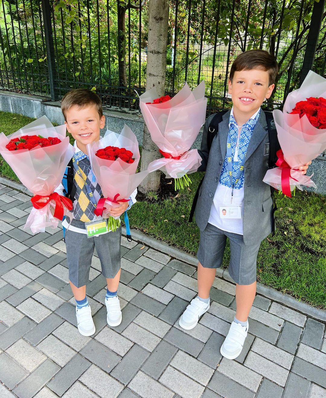 Украинские звезды отвели детей в школу: милые фото с праздника 1 сентября