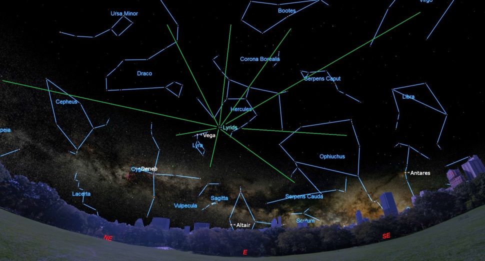 Землю накриє потужний зорепад Ліриди: де і коли можна буде побачити метеоритний потік