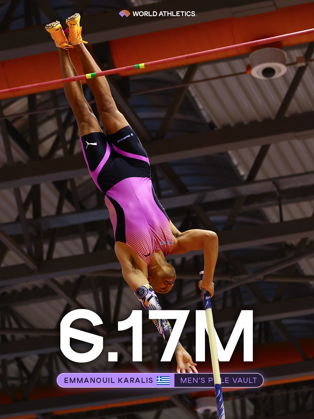 Выкинул Бубку из элиты: греческий атлет переписал историю прыжков с шестом (видео)