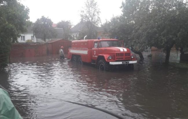В Белой Церкви из-за ливня подтопило около 10 домов