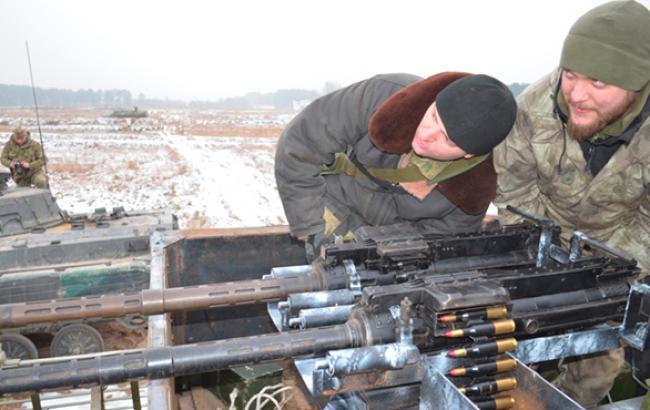 Сили АТО створили спарену зенітно-кулеметну установку