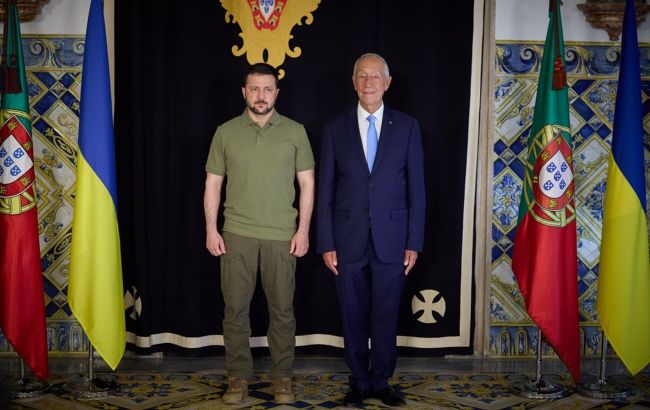 Зеленський обговорив із президентом Португалії підготовку до Глобального саміту миру