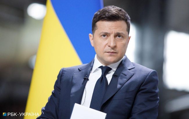 Зеленский поддержал украинских футболистов на отборе к ЧМ-2022