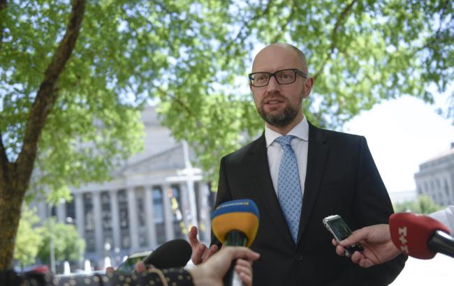 Яценюк рассказал, о чем говорил с Обамой и Байденом