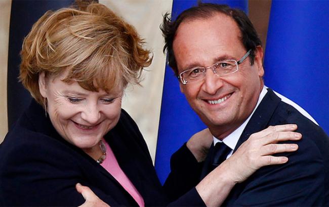 Путін, Меркель і Олланд готують документ для імплементації мінських домовленостей, - Пєсков