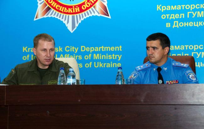Аброськин представил нового начальника милиции Краматорска