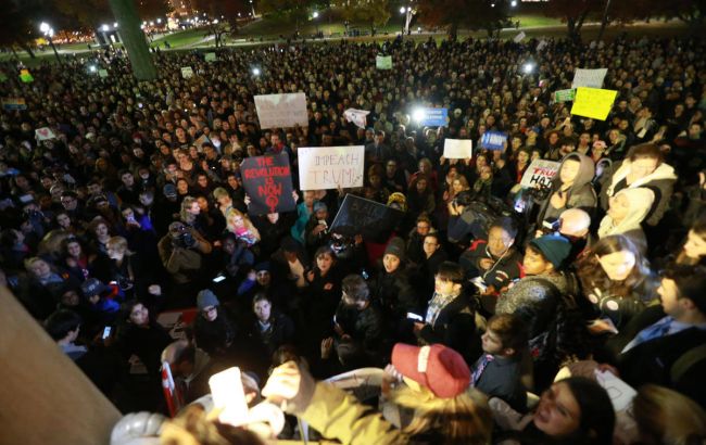 Протесты против победы Трампа в Портленде переросли в массовые беспорядки
