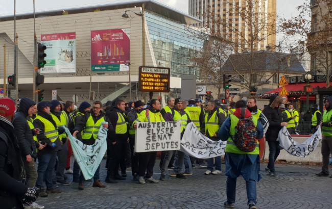 Протесты в Париже: число задержанных возросло до 354 человек