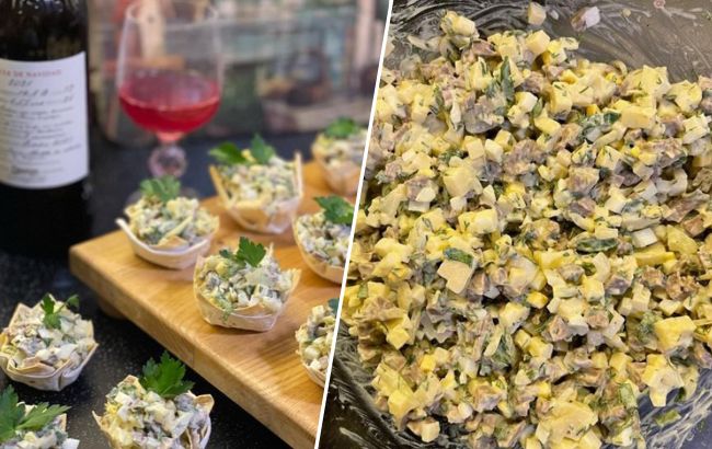 Новорічні кошики з лаваша з курячими сердечками: неймовірно смачна та дешева страва