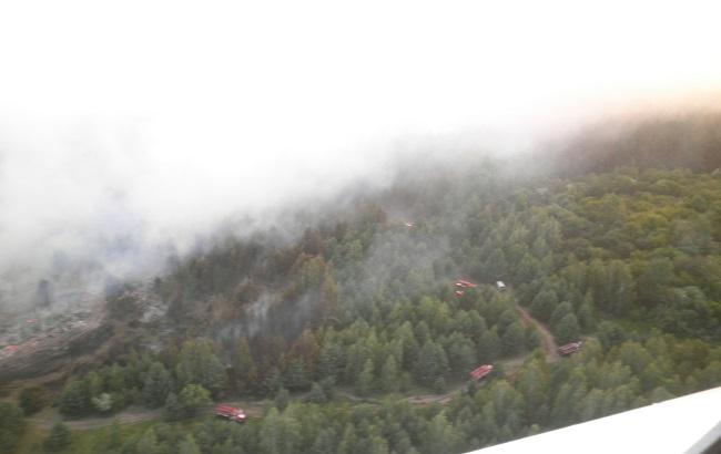 Пожар в Чернобыльской зоне: продолжается тушение тлеющих очагов