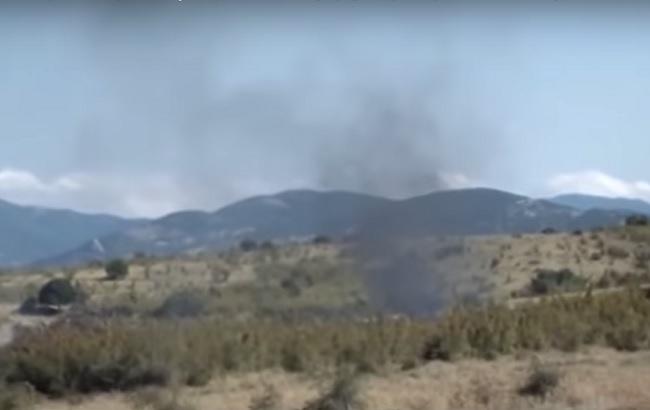 Опубликовано видео с места гибели украинской семьи на самолете в Греции