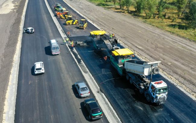 В Днепропетровской области идет строительство трассы Н-31