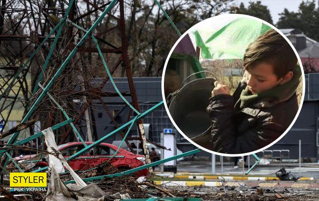 14-річний Сашко щодня під обстрілами в Бучі добував їжу і воду для сім'ї