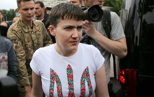 Савченко прилетела в Украину: фото