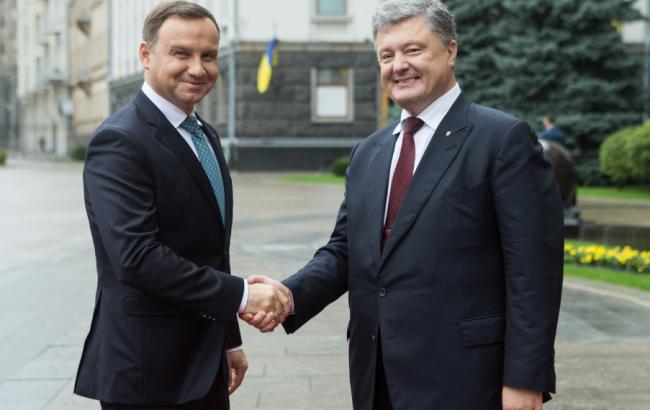 Порошенко начал встречу с президентом Польши