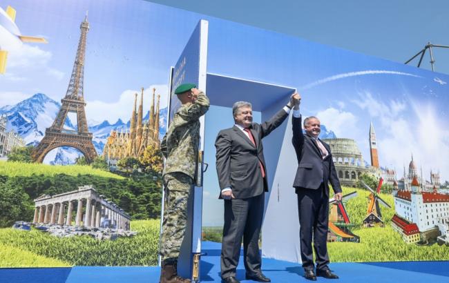 Украинские КПП будут осуществлять единый контроль с соседними странами ЕС, - Порошенко