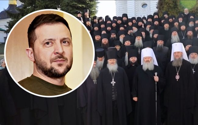 "Все молились, чтобы он стал президентом": священники УПЦ МП просят Зеленского не выгонять их из Лавры (видео)