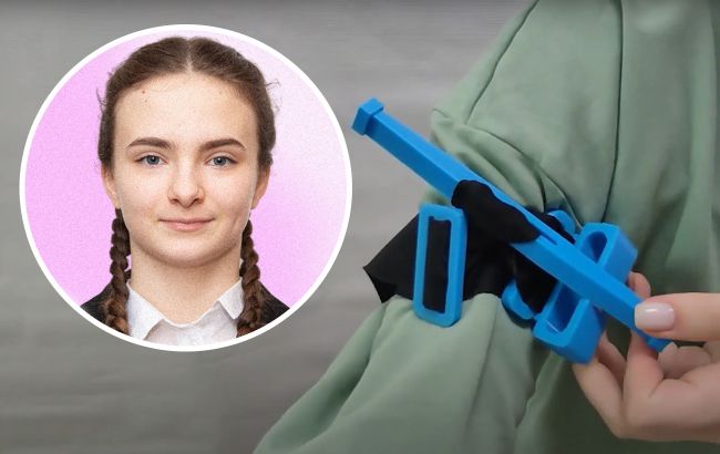 Юна українка створила кровоспинні 3D-турнікети собівартістю 100 грн і записала відеоінструкцію