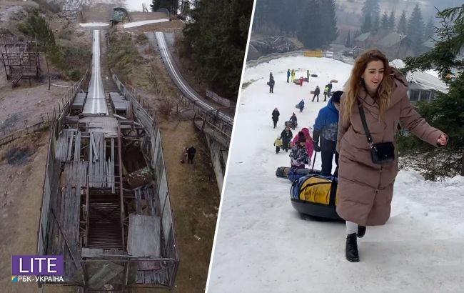 Страшновато, но кайф: на видео показали развлечения в Карпатах, о которых мало кто знает