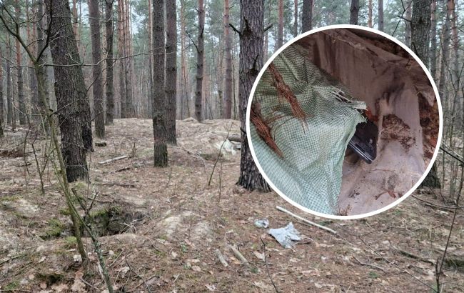 Під Києвом у бліндажі окупантів виявили викрадений ноутбук: як знайшли власника (фото)