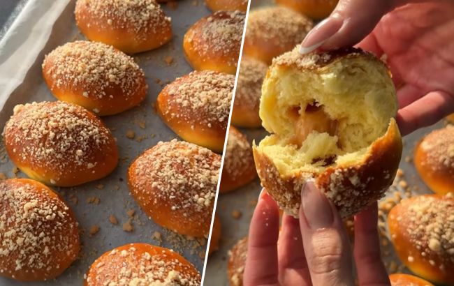 Солодка несподіванка: рецепт булочок з цукерками всередині